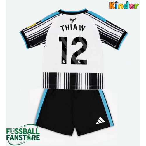 Newcastle United Malick Thiaw #12 Replik Heimtrikot Kinder 2026-27 Kurzarm (+ Kurze Hosen)